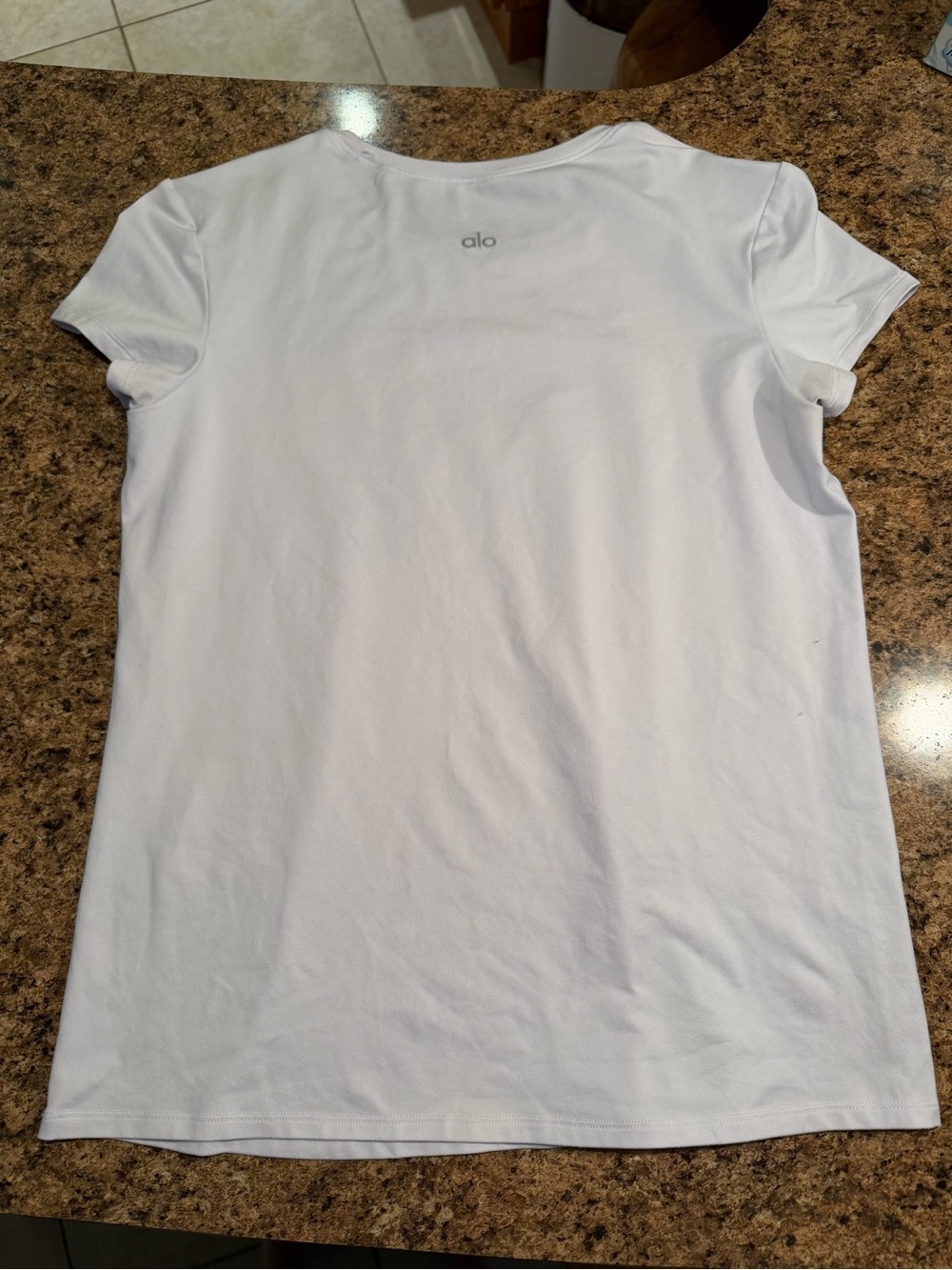 Alo white tshirt